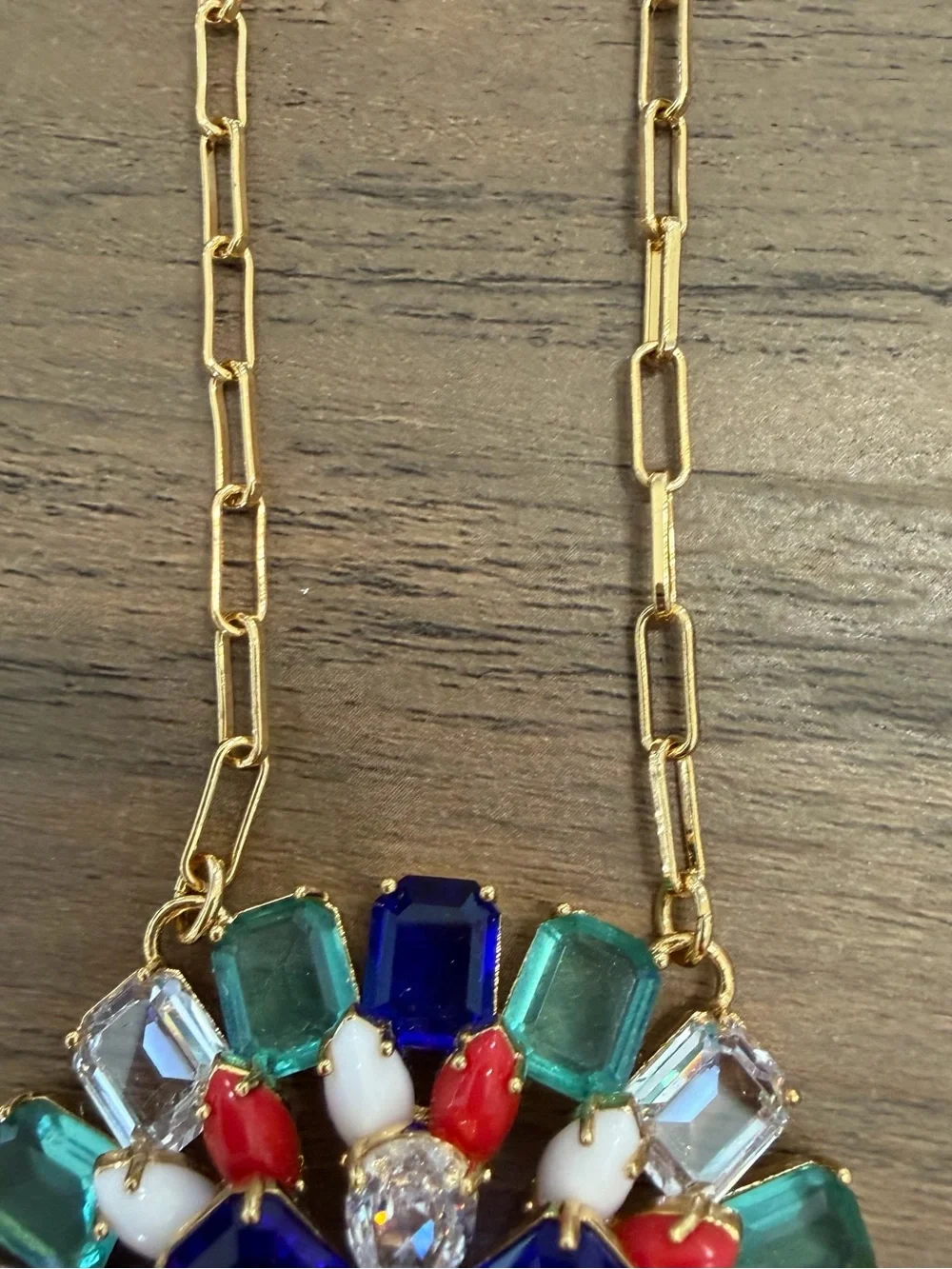 Kate Spade Firework Floral Gemburst Pendant Necklace - Gold Tone New with Tags